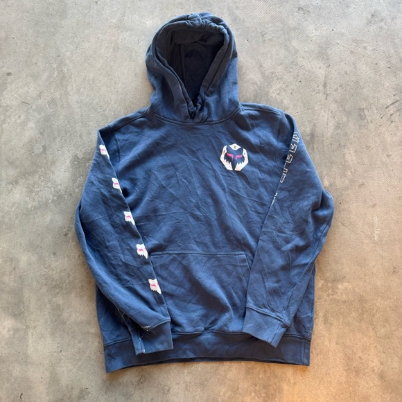 fox racing Other - Y2K Blue Fox Racing Hoodie